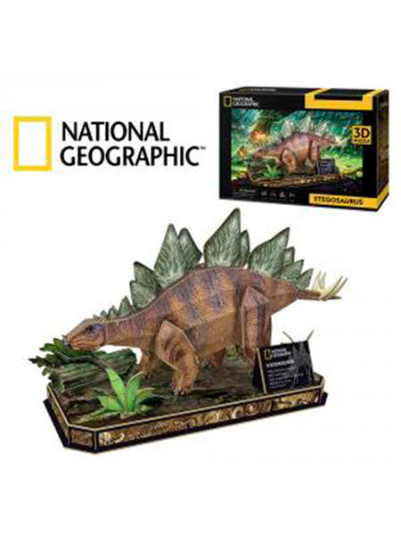 Puzzle 3D stegosaurus 52pzas National Geographic